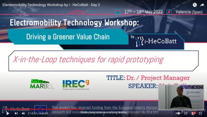 MARBEL i-He-CoBatt project workshop